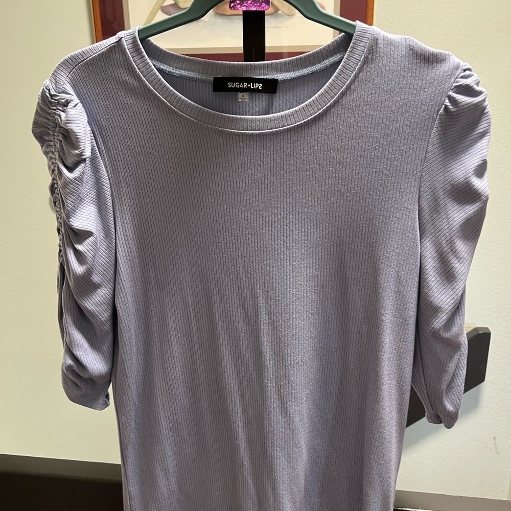 Sugarlips Women's Short Sleeve Lavender Top #223
